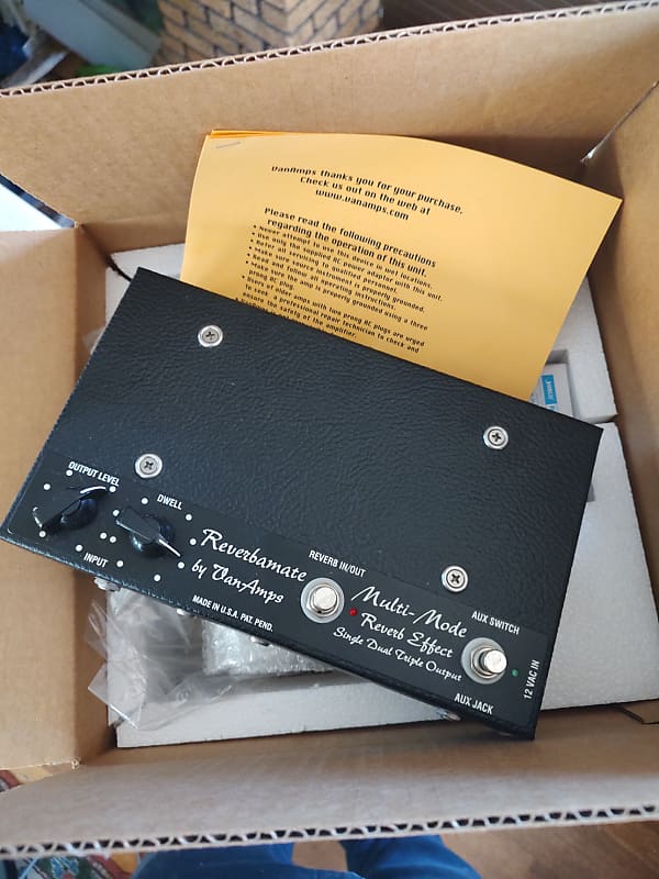 VanAmps Reverberate SoleMate Spring Tank Reverb With Wet Dry Reverb