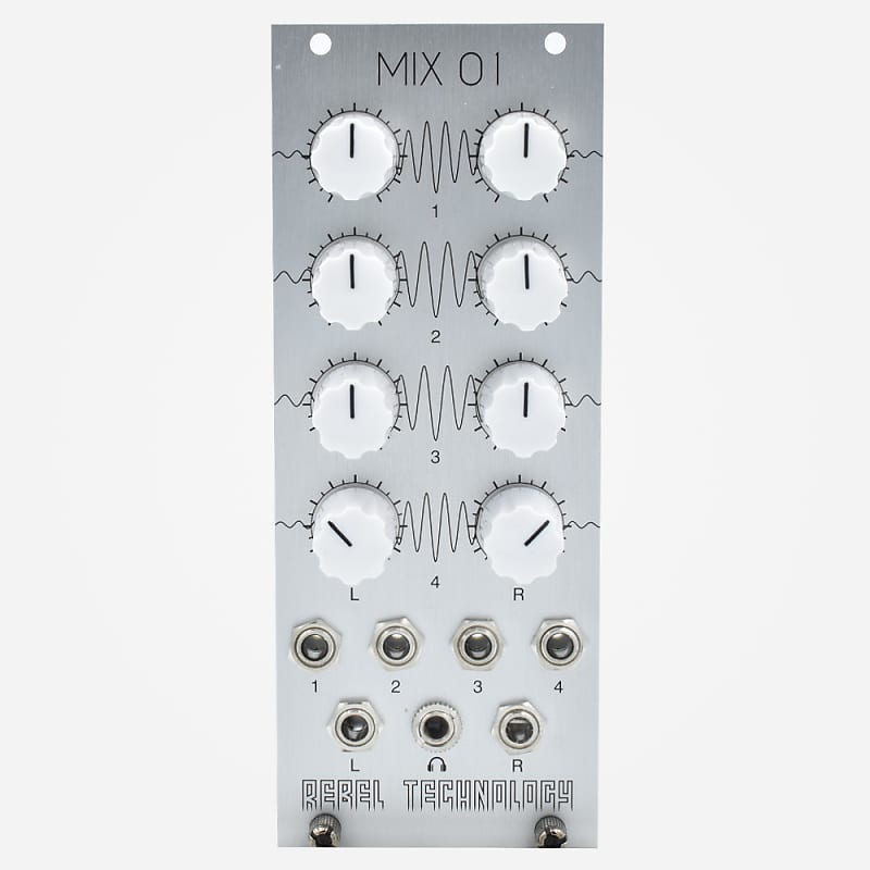 Rebel Technology MIX 01 Expandable Eurorack Dual Output Mixer Module image 1
