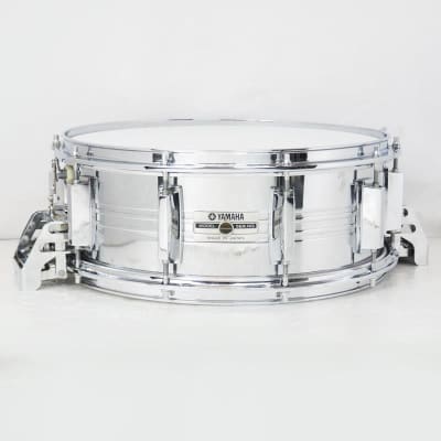 YAMAHA USED ​​Used 80s SD-055M [SD-000 Series Snare Drum/Seamless Steel 145.5/Made In Japan]