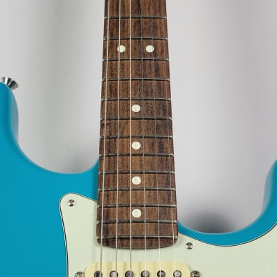 2021 Fender American Professional II Stratocaster - Miami Blue With OHSC image 8