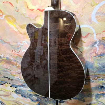 Takamine GN75CE TBK NEX Cutaway Acoustic/Electric Guitar Transparent Black (Floor Model) image 12