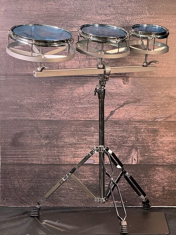 Gammon Roto Toms Drum Set 6", 8" and 10" Tom Drums Reverb