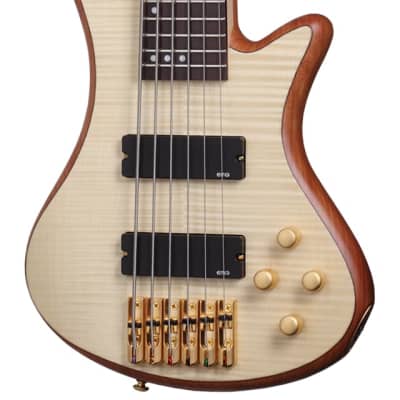 Schecter Stiletto Custom-6 Active 6-String Bass Natural Satin