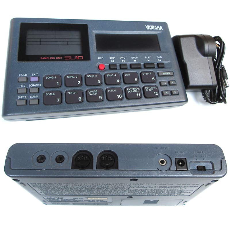 Vintage 1995 Yamaha SU10 Sampling Unit - Portable Audio Sampler MIDI  Sequencer Made in Japan