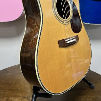 Sigma by Martin DR-41 Vintage Natural Acoustic Guitar New Strings & Setup w/ Hard Shell Case image 4
