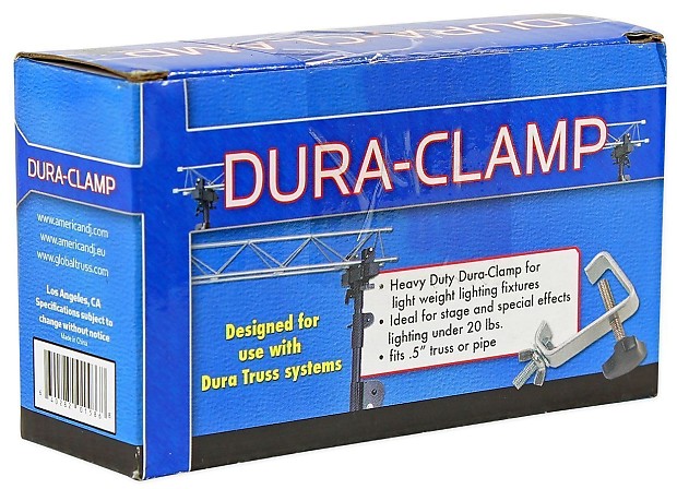 American DJ DURA-CLAMP Light-Duty C-Clamp for .5" Truss image 1