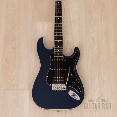 2013 Fender Aerodyne Stratocaster AST-M/SSH Medium Scale 24 3/4" Gunmetal Blue, Japan MIJ image 2