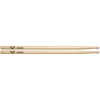 Vater VHPRW Pro Rock Hickory Wood Tip Drum Sticks (Pair)