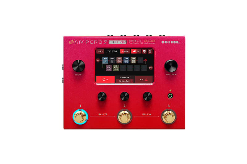 Hotone Ampero II 10th Anniversary Red Edition 2022 Red | Reverb Canada