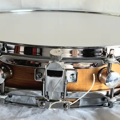MARTIAL PERCUSSION  Pancake piccolo snare drum  mulberry natural satin image 5