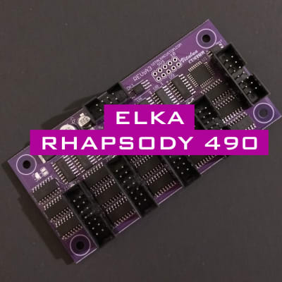 Elka Rhapsody 490 MIDI retrofit Vitalka Custom