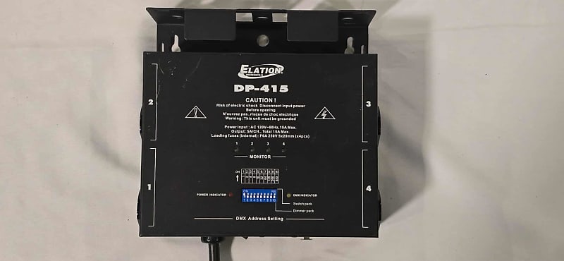 Elation DP-415 4-Channel DMX Dimmer Switch | Reverb