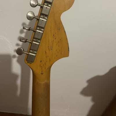 Fender Left handed mustang Early 90s - Aged white image 10