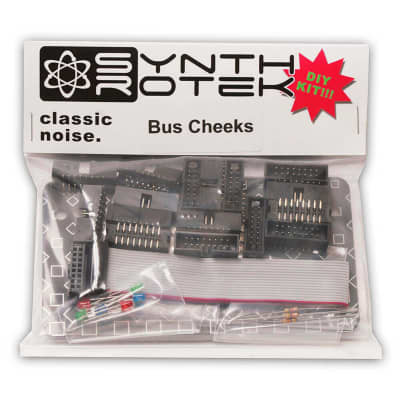Bus Cheeks DIY Kit - Eurorack Cheeks with built-in Bus Boards - 84HP, Threaded Nut Strips image 1