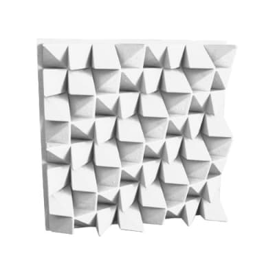 JOCAVI Coralreef - White (Raw) 3 pcs EPS Diffuser Acoustic Treatment Panels 60x60x12cm image 1
