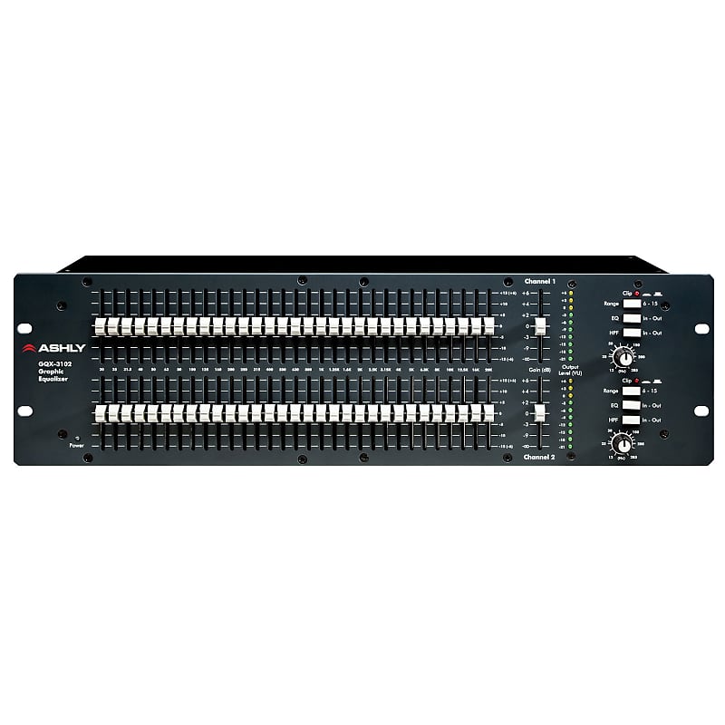 Ashly GQX-3102 Dual-Channel 31-Band Graphic Equalizer image 1