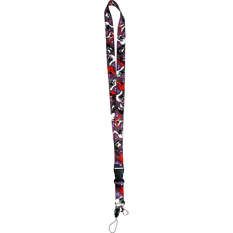 Guitars Lanyard - Purple/Red | Reverb