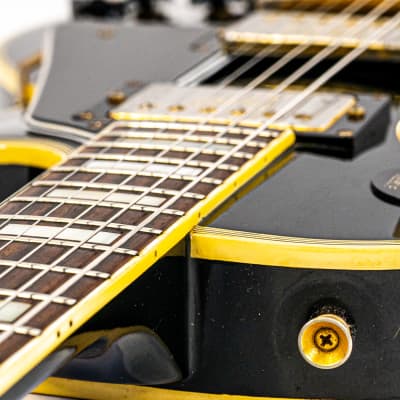 1975 Greco Les Paul Custom Style Guitar *Rare Early Model* w/ Greco-Stamped Pickups, 7-ply Binding, Pearloid Inlays image 8