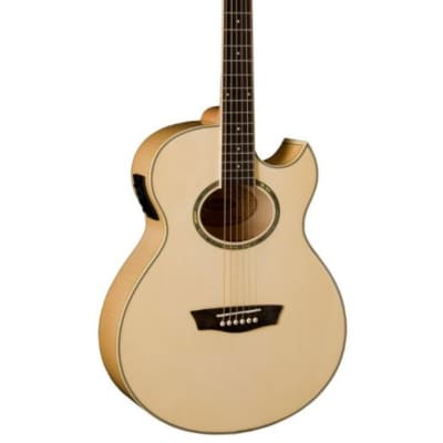 Washburn EA20 Festival Series Cutaway Acoustic Electric Guitar. Natural Item ID: EA20-A-U for sale