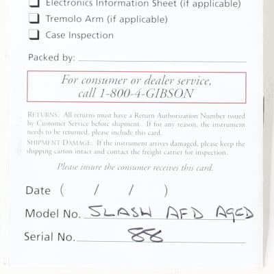 2010 Gibson Custom Shop SLASH AFD Les Paul Murphy AGED & SIGNED Appetite For Destruction '59 LP image 7