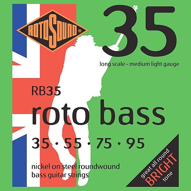 Rotosound RB35 Roto Bass Strings - Medium Light (35-95) image 1