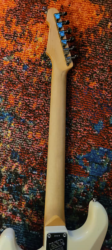 ESP 487 Super Strat NY Late 80s - aged white | Reverb