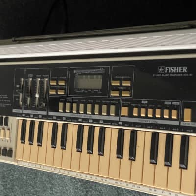 1980's FISHER SC-300K Portable Music Composer System Boombox Stereo w/Keyboard image 6