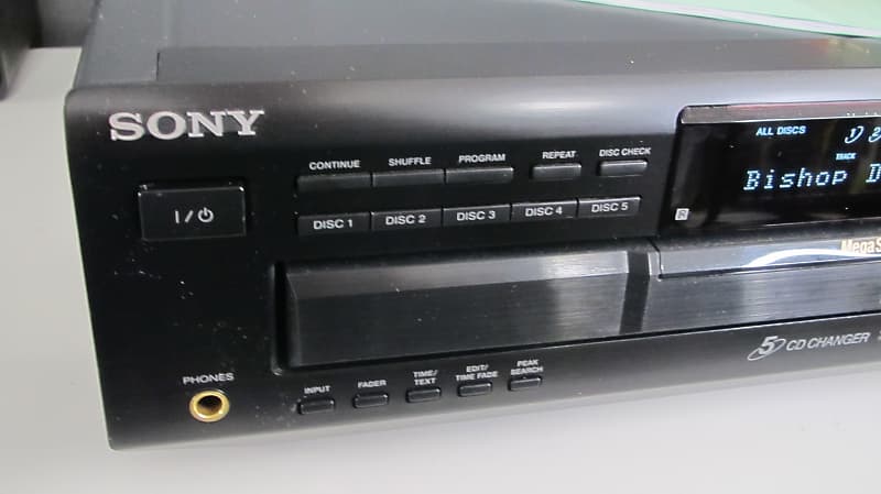 Sony CDP-CE535 - 5 Audio 5 CD Changer w new remote Mega Changer compatible  - Optical Out for DAC