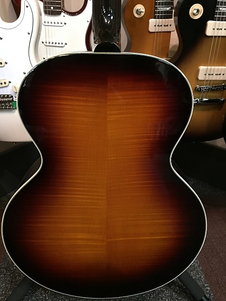 Gibson Custom Shop J-185 Red Spruce 2015 Sunset Burst | Reverb