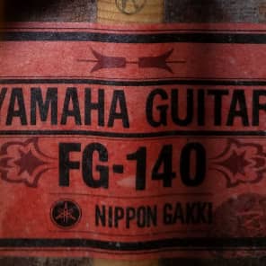 Yamaha fg 140 nippon gakki sale