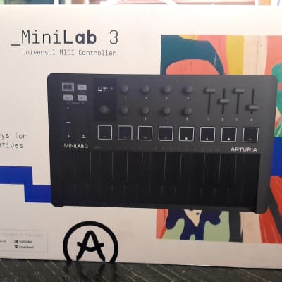 Arturia MiniLab MKIII 25-Key MIDI Controller 2022 - Present - Black