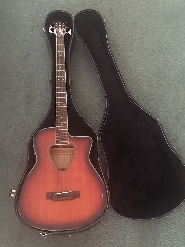 Hohner Acoustic Electric Bass Guitar TWP600B PBS Reverb