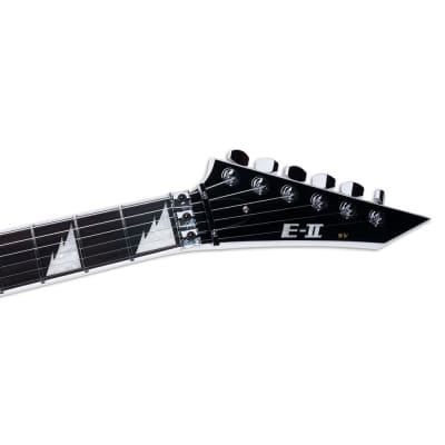 E-II by ESP SV WHITE w/BLACK STRIPES Electric Guitar From