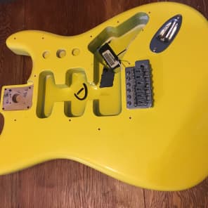 Yellow stratocaster body new arrivals
