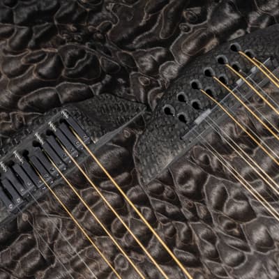 Emerald Chimaera | Carbon Fiber 18-String Double Neck Acoustic Guitar image 4