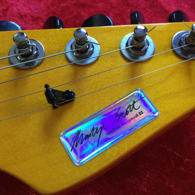 Martyn Scott Instruments Custom Built Partscaster Guitar in Matt Blue image 7