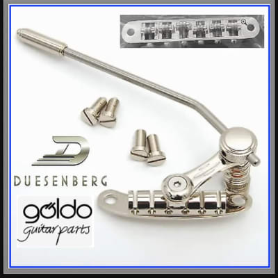 Stetsbar Bolt-On Tremolo Pro II Nickel Stop Tail Fits Les Paul, ES, SG  (fits Gibson spec bridge) | Reverb