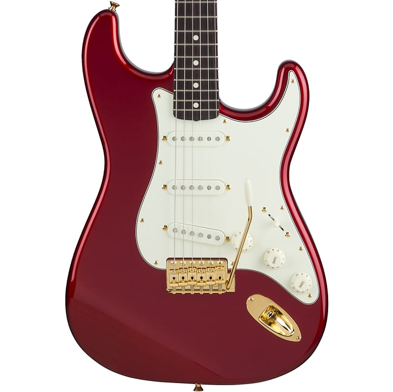 Fender Made in Japan Traditional '60s Stratocaster Candy Apple Red Gold  Hardware