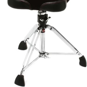 Gibraltar 9608MB Moto-style Drum Throne with Backrest image 9