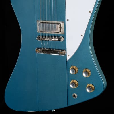 Gibson Custom Shop 1963 Firebird V Willcutt Exclusive Pelham Blue Stop Bar VOS (233) for sale