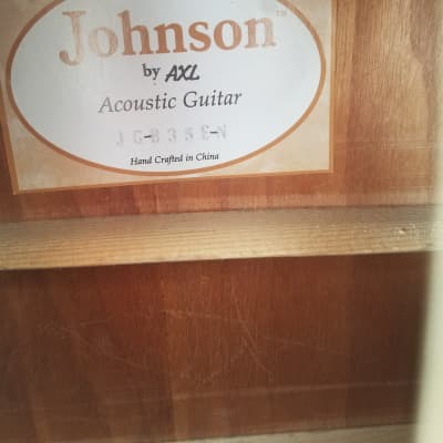 Johnson by AXL JGB35EN - Acoustic 4 string Bass  Natural Finish - W/Hard Case image 2