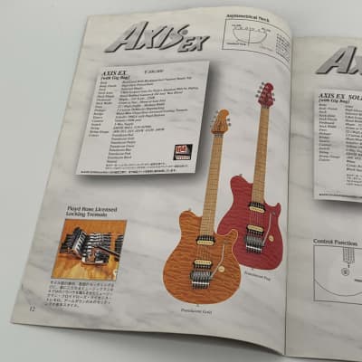 2002 Ernie Ball MUSIC MAN | Kanda Shokai Corp Japanese Dealer Catalog [AXIS EX & EXS ★ MIJ Van Halen EVH!!] for sale