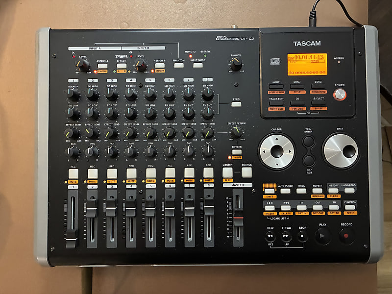 TASCAM DP-02 Digital Portastudio 8-Track Recorder | Reverb