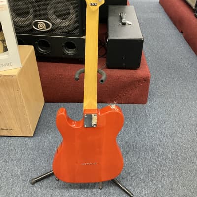 G&L Tribute Series ASAT Classic Bluesboy Semi-Hollow with Maple Fretboard - Clear Orange image 4