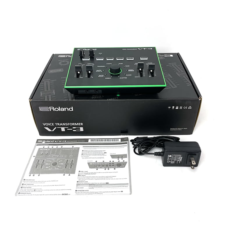 Roland AIRA VT-3 w/ Power supply, Manual & Original box Voice Transformer  2010s - Black