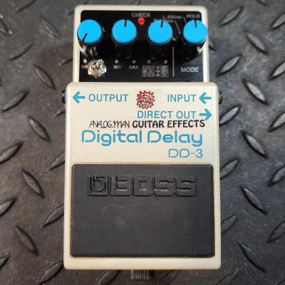 Boss DD-3 Digital Delay with Analogman High Cut Mod 3 Way
