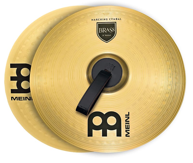 MEINL - PAIRE CYMBALES MEINL 16" CUIVRE MARCHING image 1