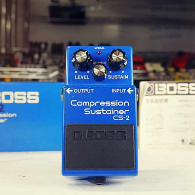 1984 Boss Japan CS-2 Vintage Compression Sustainer Pedal | Reverb
