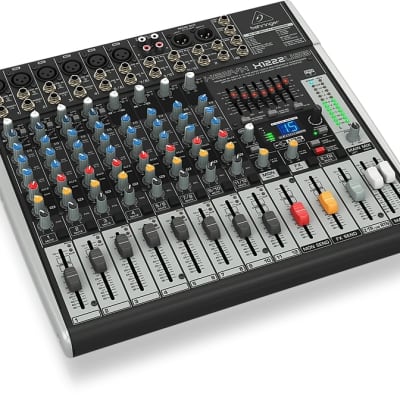 Behringer X1222USB Xenyx 16-Input 2/2-Bus Mixer with USB/Audio Interface