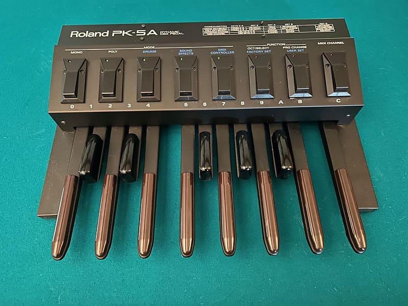 Roland PK-5A Dynamic MIDI Pedal Controller | Reverb